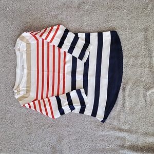 Charter club MP curved hem top